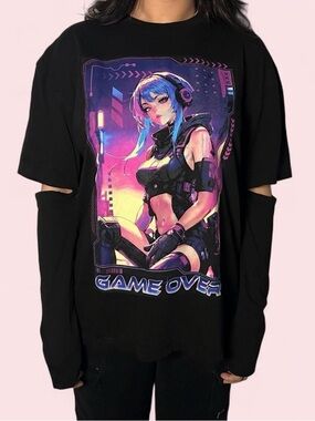 Dolls Kill Anime 'Game Over' Graphic